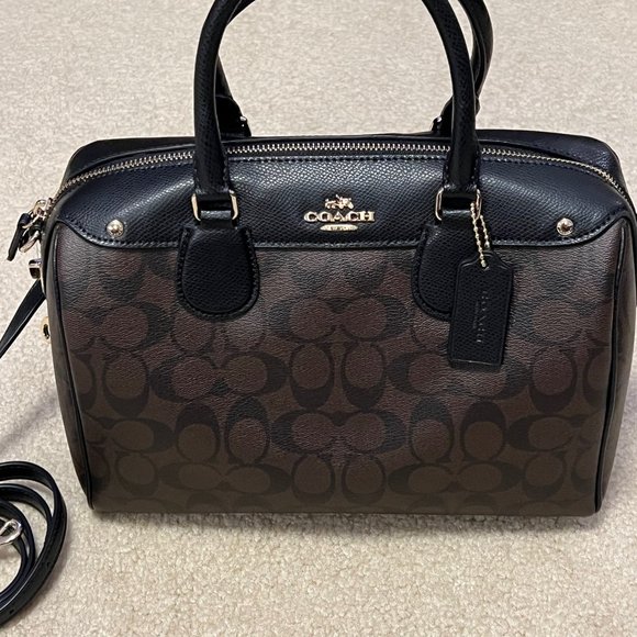 NWT - Coach Mini Bennett Satchel In Signature Canvas - Picture 2 of 9